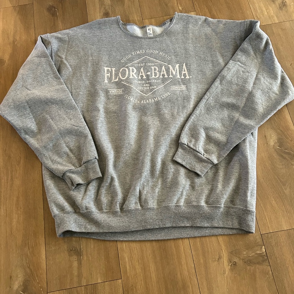 Jerzees Gray Women's Sweatshirt